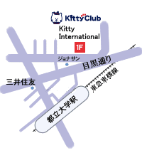 柿の木坂(都立大学駅)map