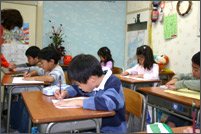 真剣に学習に取り組んでいます